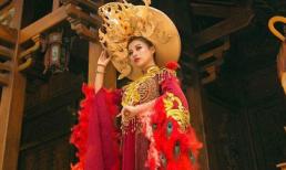 NTK Trần Tâm Tâm thổi hồn văn hóa hoàng bào, phụng hoàng vào bộ sưu tập áo dài