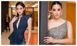 Hoa hậu Thuỳ Linh diện váy jean xẻ ngực cá tính, Tiểu Vy khoe nhan sắc nữ thần