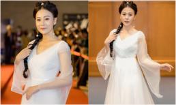 Diễn viên Phương Oanh cosplay nàng Tiểu Long Nữ trên thảm đỏ Fashion Week