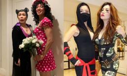 Halloween của sao Việt hải ngoại: Ông xã Hoài Phương chơi lớn giả gái, Việt Hương hóa tiên hắc ám