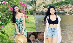 Gu thời trang đời thường thanh lịch, gợi cảm của nữ diễn viên bám Bảo Tuần Lộc 'dai như đỉa' trong 'Hoa hồng trên ngực trái'