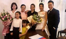 'Trà tiểu tam' Lương Thanh rạng rỡ cùng dàn diễn viên 'Hoa hồng bên ngực trái' trong ngày đóng máy