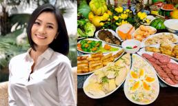 Đối ngược cô San vụng về khoản nấu nướng trong 'Hoa hồng trên ngực trái', ngoài đời Diệu Hương lại đảm thế này