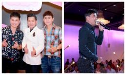 Bộ ba ngôi sao ca nhạc miền Tây Chế Thanh - Lâm Hùng - Châu Gia Kiệt hội ngộ mừng thôi nôi con gái ca sĩ Lâm Vũ