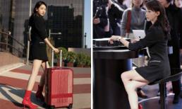 Không kém cạnh Dương Mịch, 'Ngụy Anh Lạc' Ngô Cẩn Ngôn cũng khoe chân siêu nhỏ