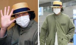 Dân mạng hoang mang trước cách ăn mặc “nữ tính” của So Ji Sub tại sân bay 