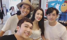 Vừa sau một đêm quẩy tưng bừng cùng khách mời, Đông Nhi và Ông Cao Thắng lộ diện với thần sắc tươi tỉnh rạng rỡ