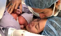 Xúc động trước khoảnh khắc con gái chào đời của vợ chồng Vũ Ngọc Ánh – Anh Tài