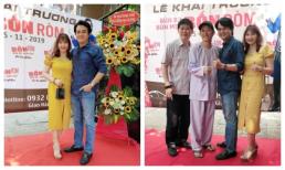 'Cậu ba Duy' Cao Minh Đạt hiếm hoi đưa vợ đi sự kiện, ông bầu Phước Sang tươi tắn hơn khi xuất hiện