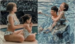 Vợ 2 Minh Nhựa khoe ảnh gia đình hạnh phúc, thân hình nóng bỏng của Mina Phạm mới là tâm điểm chú ý