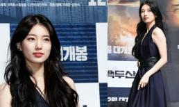 Bị chê tơi bời khi đóng cặp tài tử kỳ cựu, Suzy vẫn khí chất ngời ngời xuất hiện tại họp báo phim bom tấn 