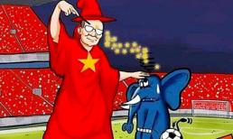 Việt Nam - Thái Lan: Ảnh chế thầy Park thu phục được chú 'Voi chiến', nấu lẩu Thái chiêu đãi toàn dân