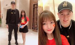 Bạn gái Mạc Văn Khoa đăng ảnh chụp cùng người hùng đêm qua - thủ môn Đặng Văn Lâm