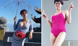 Chăm khoe vòng một căng đầy nhưng Trang Trần bị lộ vòng hai kém săn chắc