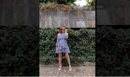 Đăng clip tung tăng dạo phố, Midu được quốc Trường khen 'Quá đẹp luôn. Xỉu!'