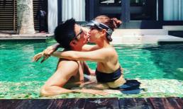 Á hậu Diễm Trang đăng ảnh hôn chồng ngọt ngào sau tin đồn làm mẹ đơn thân