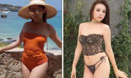 Tập tành làm vlog, Huyền Baby lộ thân hình kém săn chắc khác hẳn ảnh đã chỉnh sửa