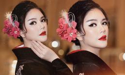 Lý Nhã Kỳ mặc Kimono làm vedette trong show của nhà thiết kế Nhật Bản