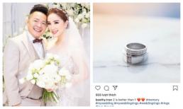 Bảo Thy khoe cận cảnh nhẫn cưới sau gần 1 tuần kết hôn
