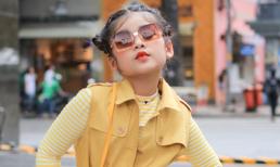 Style đường phố chất lừ và dễ thương  của mẫu nhí Lâm Nguyễn Minh Vy
