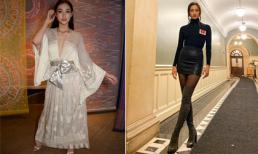 Sau khi bị 'dìm hàng' tại Miss World, Lương Thùy Linh lấy lại phong độ khi khoe chân dài miên man 