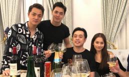 Vợ chồng Dương Khắc Linh, Lê Hiếu đến dự sinh nhật ca sĩ Đăng Khôi