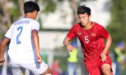 Xem lại bàn thắng bị 'cướp mất' của Văn Hậu vào lưới U22 Lào