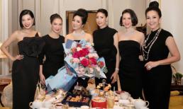 Không hẹn mà gặp, dàn mỹ nhân đồng loạt lăng xê sắc đen trong tiệc mừng tuổi mới của Giáng My