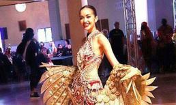 Mất nón dài 1,2m Ngọc Châu lỡ mất giải Quốc phục trong tiếc nuối