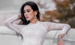 Tăng 8 kg trong 2 tuần - BB Trần vẫn cực kỳ thướt tha với áo dài trắng