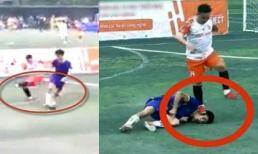 Đạp chân lên mặt đối phương gây co giật, cầu thủ FC Gẩy bị cư dân mạng tìm đến tận nhà dọa nạt