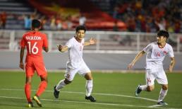 Đức Chinh ghi bàn quý như vàng giúp U22 Việt Nam đánh bại 'bầy sư tử non' Singapore