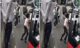 Nhóm tài xế xe khách cầm hung khí hỗn chiến trên đường gây ùn tắc giao thông