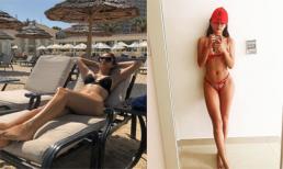 Mâu Thuỷ khoe body 'mướt mắt' sau khi làm MC hậu trường tại bán kết HH Hoàn vũ Việt Nam