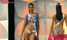 Hoàng Thùy diễn bikini 'rực lửa' trên sân khấu Bán kết Miss Universe 2019