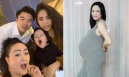 Mẹ chồng ca nương Kiều Anh khoe bộ ảnh bầu trước khi 'vượt cạn' 