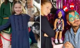 Harper lớn phổng cùng bố và các anh trai du hí công viên mùa đông trước thềm Giáng sinh 