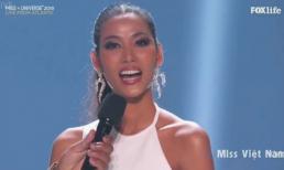 Hoàng Thùy thể hiện trình độ tiếng Anh ấn tượng ở chung kết Hoa hậu Hoàn vũ