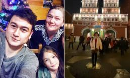 Yến Xuân lặn lội sang tận Nga để thăm gia đình người yêu Lâm Tây?