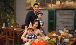 Baggio đón sinh nhật bên vợ và hai con sinh đôi