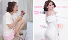 Khác biệt 'một trời một vực' khi ở nhà và lúc dự sự kiện của 'Nữ hoàng nội y' Ngọc Trinh