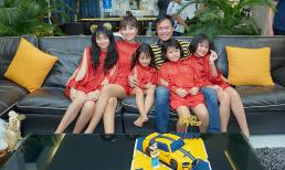 Vũ Thu Phương cùng bốn cô công chúa xinh lung linh trong một khung hình mừng sinh nhật ông xã