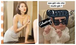 MC Phương Mai lại hé lộ thêm hình ảnh cận mặt con trai cực yêu