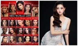 Missosology tung BXH cuối cùng trước thềm chung kết Miss World, bất ngờ với thứ hạng của Lương Thùy Linh