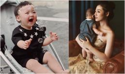 Chúc mừng con trai tròn 1 tuổi, Á hậu Tú Anh lần đầu tiết lộ toàn bộ gương mặt quý tử