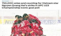 Fan Việt xung trận giúp siêu phẩm 'cầu vồng trong tuyết' của Quang Hải 'vô đối': Báo châu Á ngả mũ kính phục