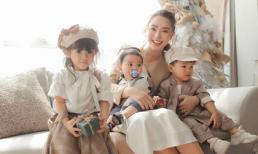 Hải Băng hạnh phúc bên ba con trong bộ ảnh đón Noel