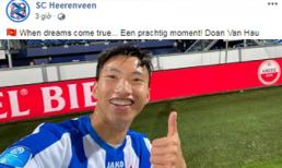 Văn Hậu được Heerenveen vinh danh đặc biệt sau trận ra mắt