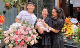 Không chỉ tặng hoa, Bùi Tiến Dũng còn dành cả chia sẻ ngọt lịm mừng sinh nhật mẹ vợ