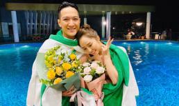 Quỳnh Nga tựa đầu tình tứ bên Chí Nhân trong ngày chia tay đoàn phim 'Sinh tử'